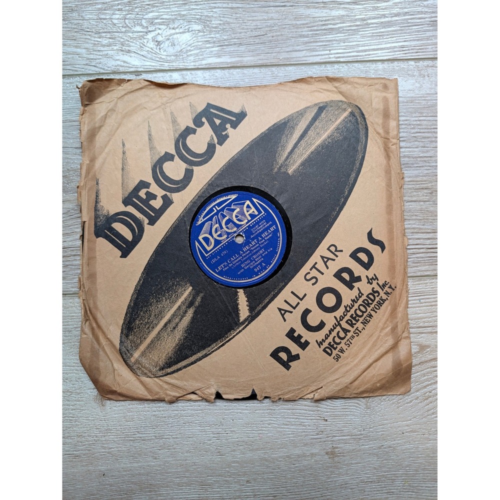 Bing Crosby Pennies From Heaven Decca 947 78 RPM Shellac Record Vintage 1936